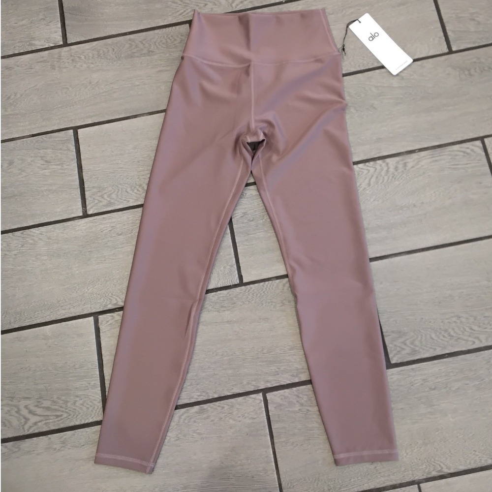 Alo Yoga 7/8 High-Waist Airlift Leggings Mushroom W5766R Womens Size M NWT